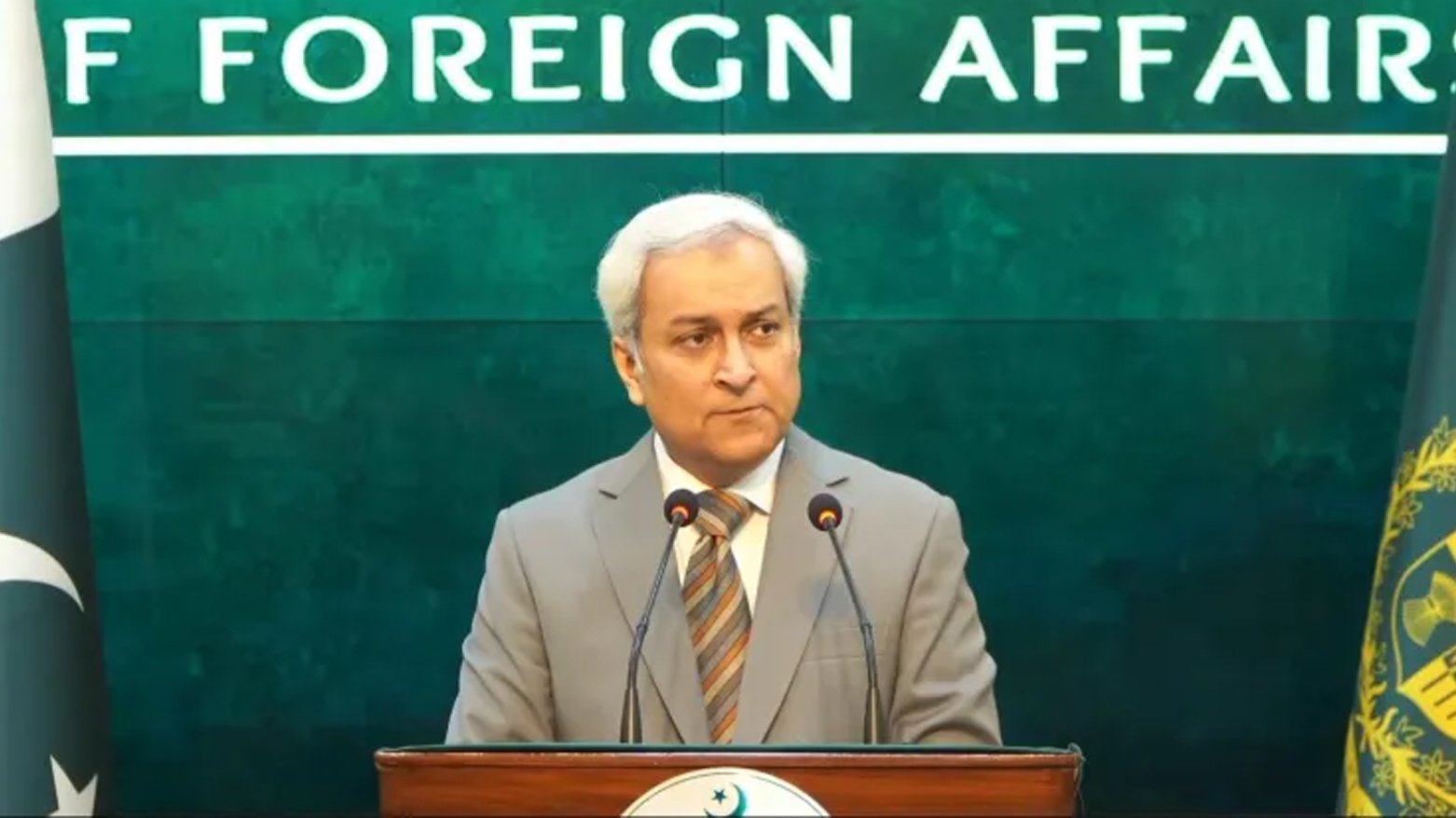 وێنە.. گوتەبێژی وەزارەتی دەرەوەی پاکستان، تاهیر ئەندەرابی