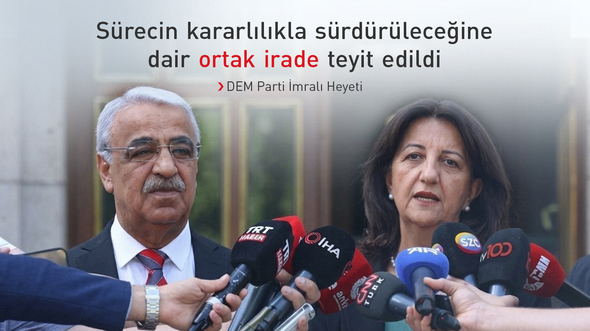 DEM Parti'den Erdoğan görüşmesi sonrası ilk açıklama