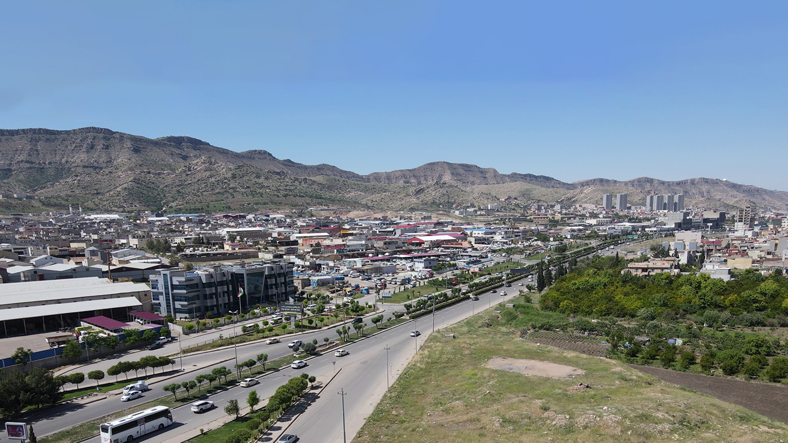 The photo shows a neighborhood in Duhok. (Photo: Kurdistan24)