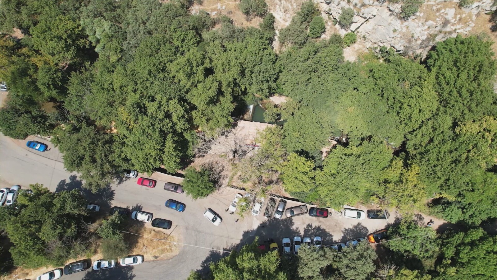 An aerial view of Wadi Al-Qiyamah. (Photo: Kurdistan24)