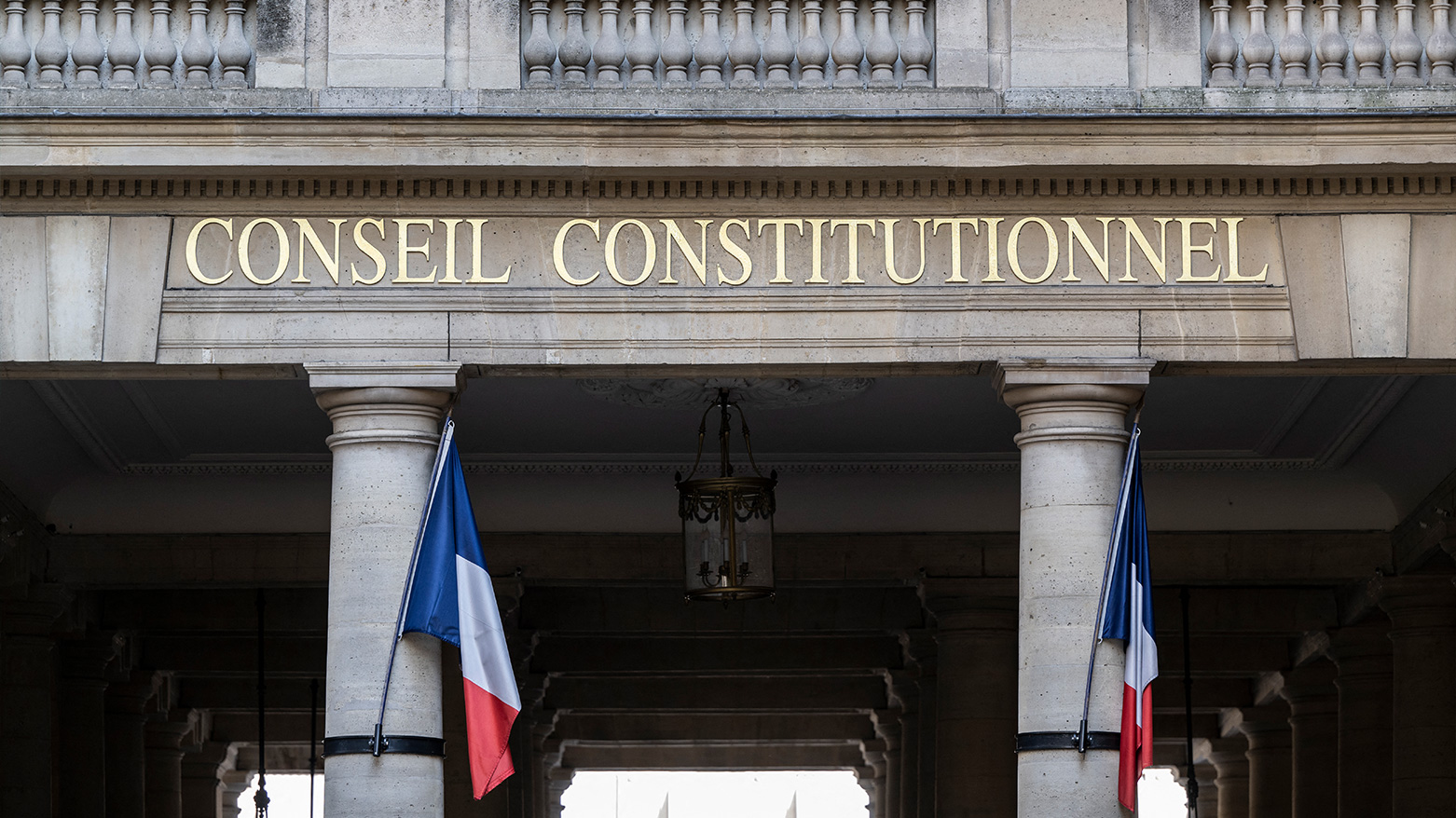 This photograph shows a view of the French Constitutional Council (Conseil Constitutionnel) in Paris on Aug. 11, 2025. (AFP)