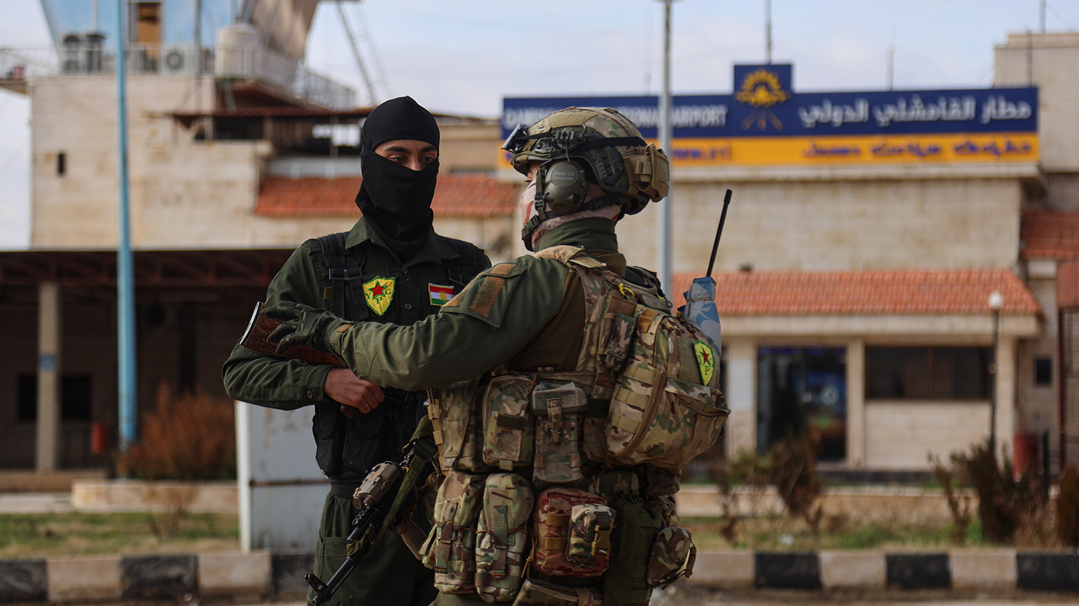 Internal security officers with the Kurdish-led Syrian Democratic Forces (SDF). (Photo: AP)