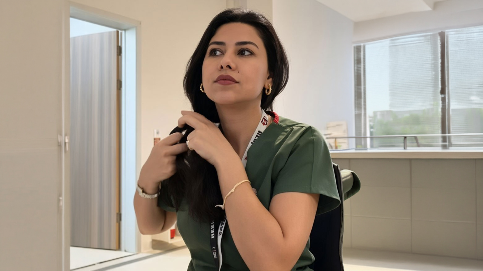 The Kurdish nurse İkra Avcı. (Photo: Circulated on Social Media)