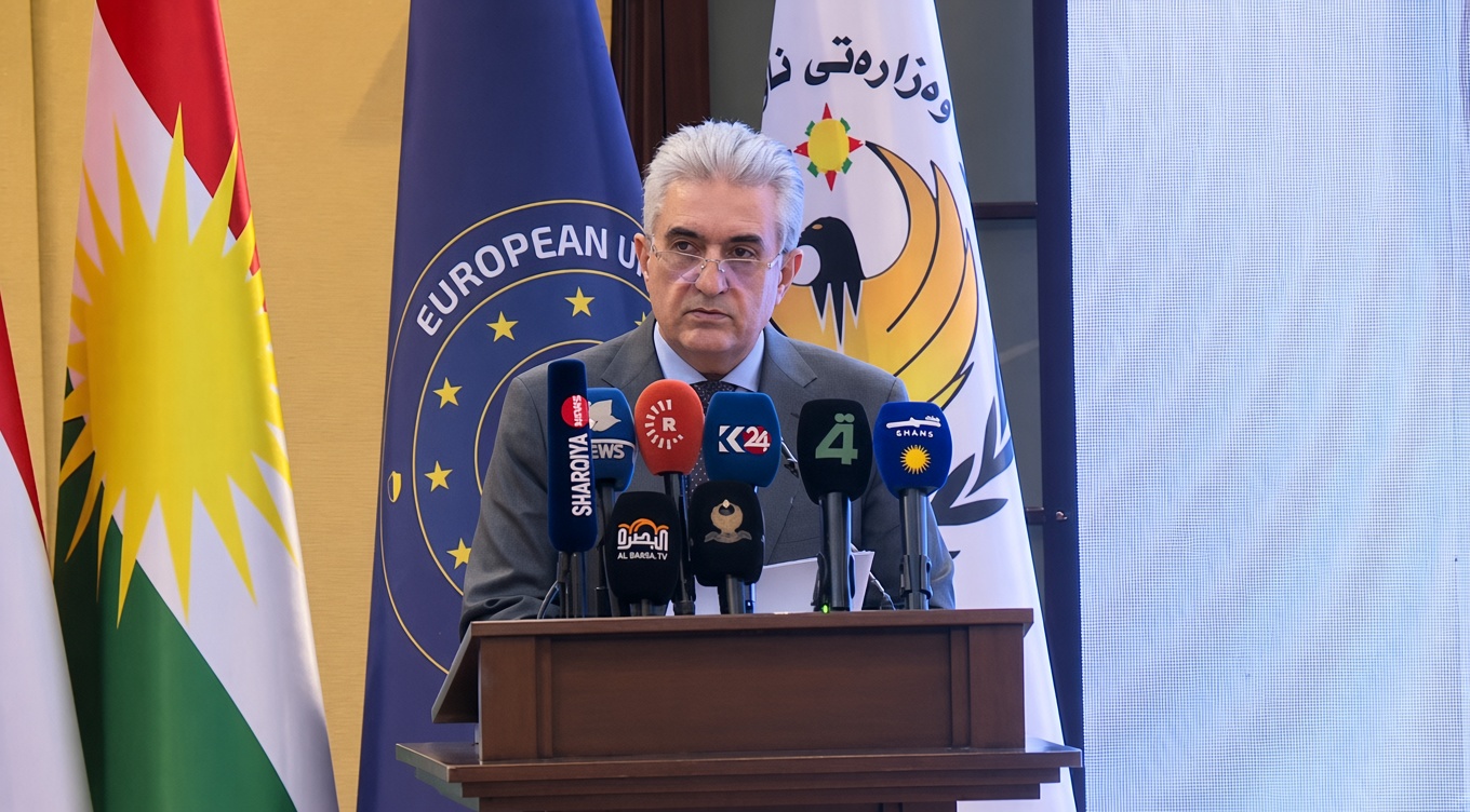 رێبەر ئەحمەد، وەزیری ناوخۆی حکوومەتی هەرێمی کوردستان (یەکشەممە، 30-08-2026) (وێنە: کوردستان24)