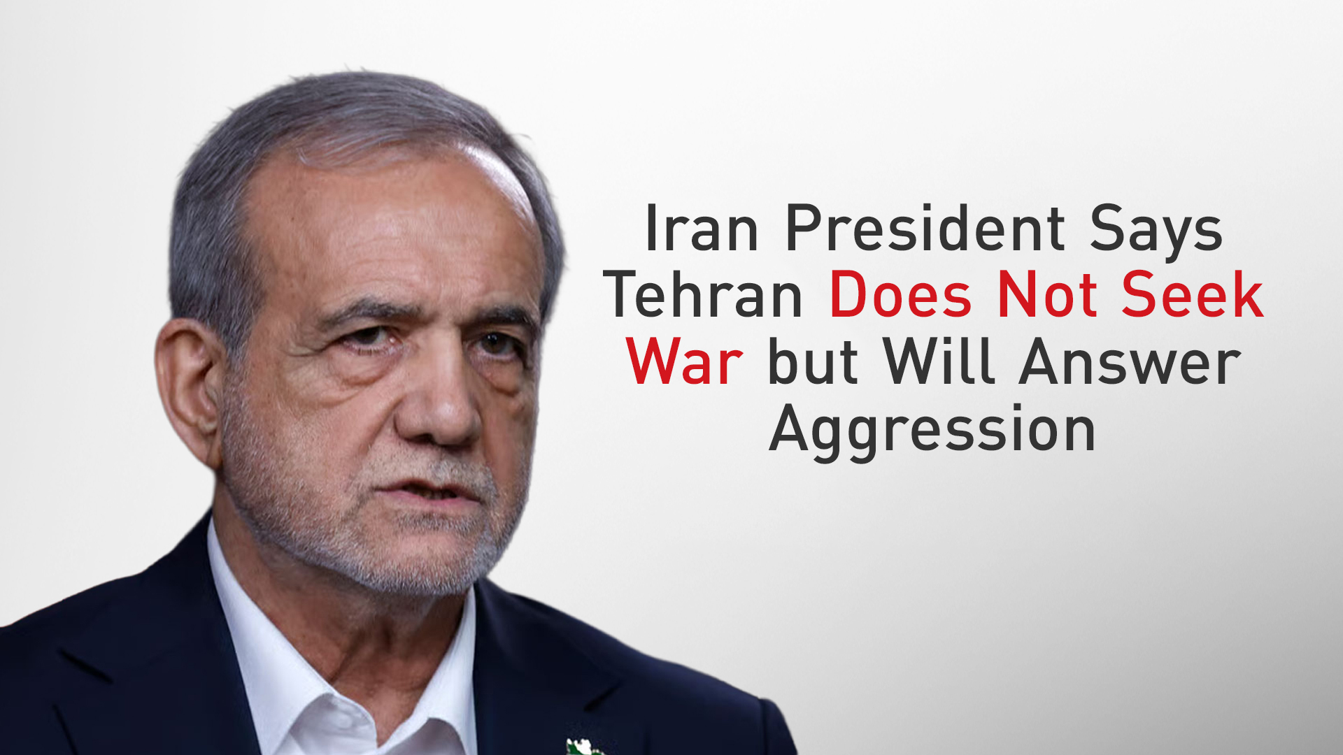 Iranian President Masoud Pezeshkian. (Graphics: Kurdistan24)