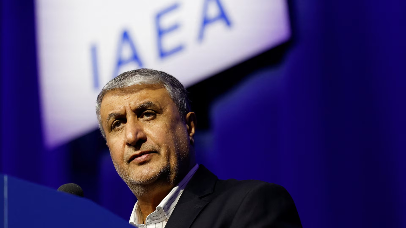 Head of Iran's Atomic Energy Organization Mohammad Eslami. (AFP)