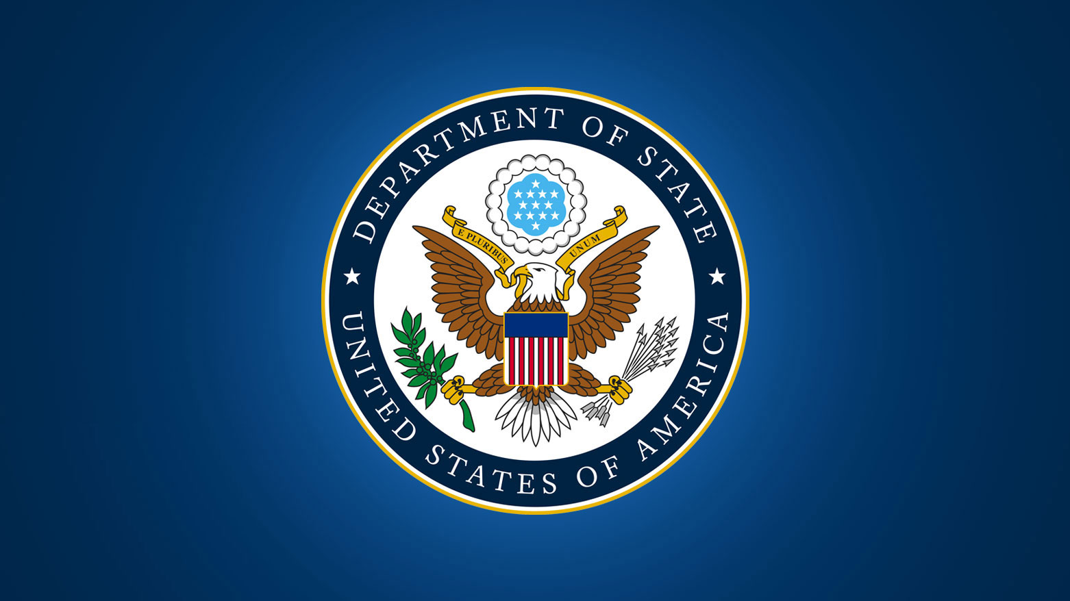 The U.S. Department of State (DOS) logo. (Graphic: Kurdistan24)