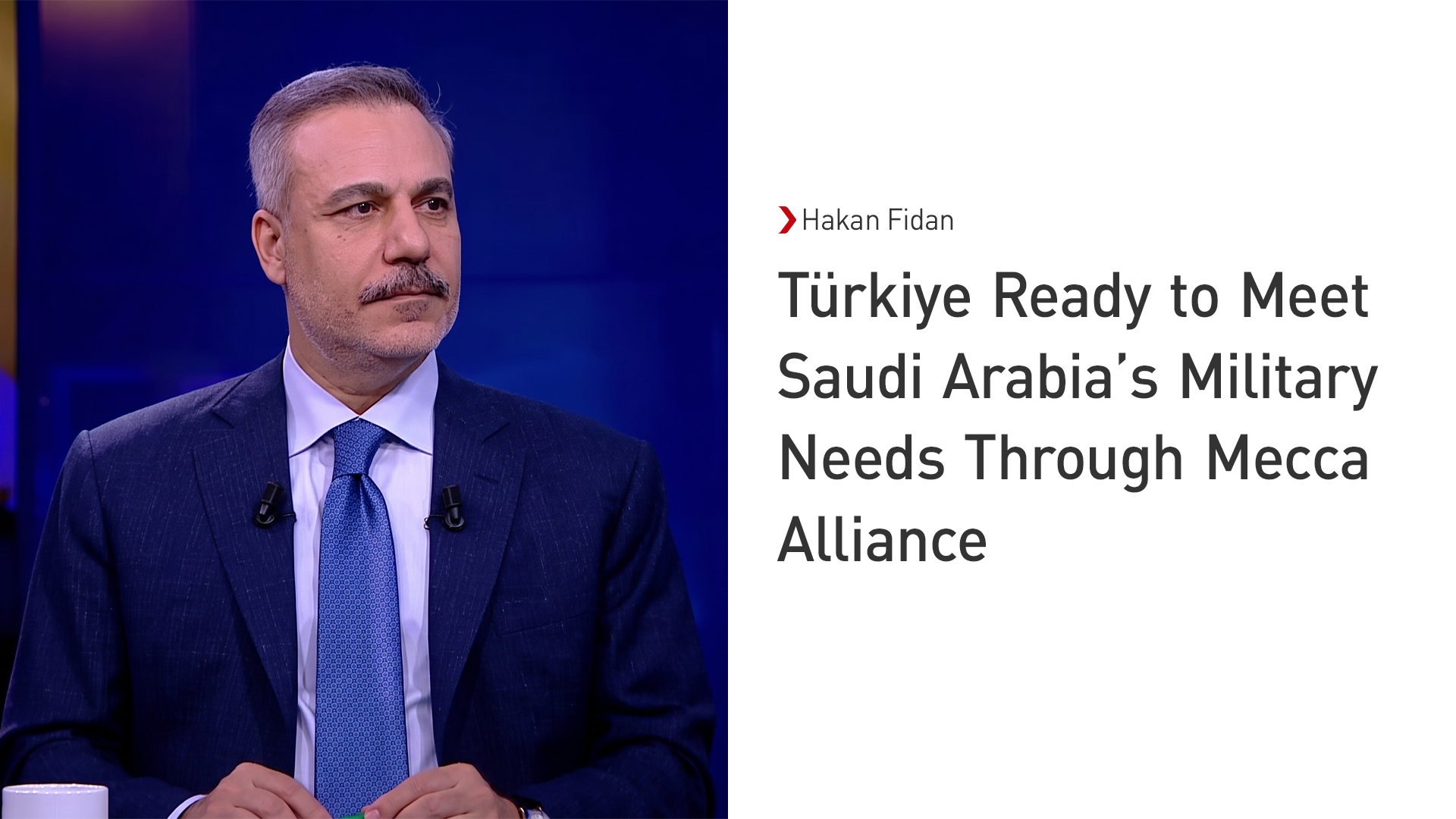 Turkish Foreign Minister Hakan Fidan. (Photo: AA)