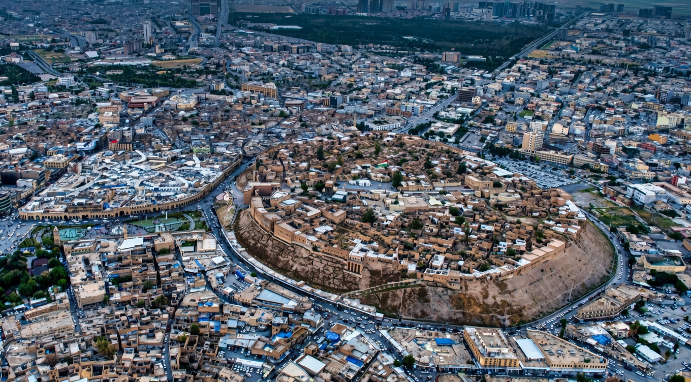 دیمەنێکی شاری هەولێر