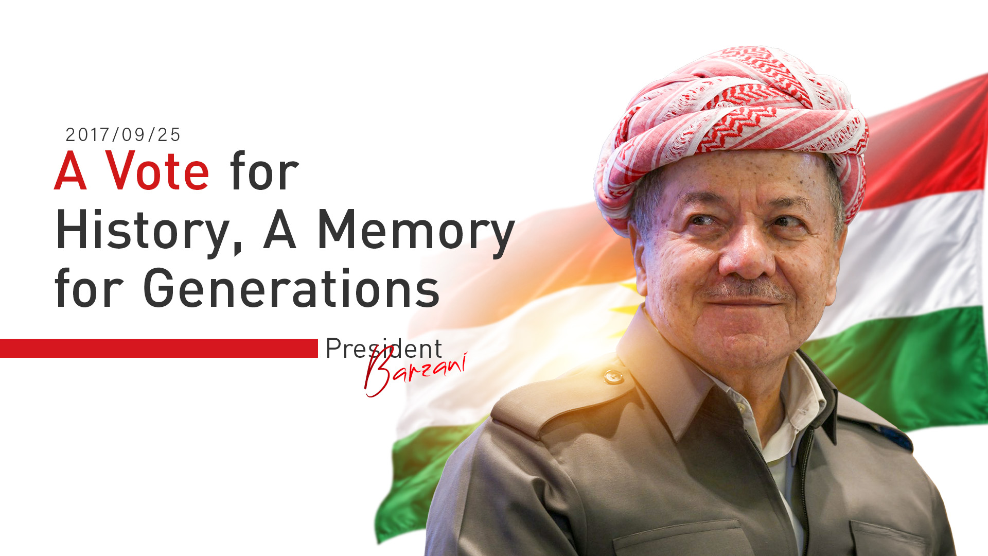 President Masoud Barzani. (Photo: Kurdistan24)