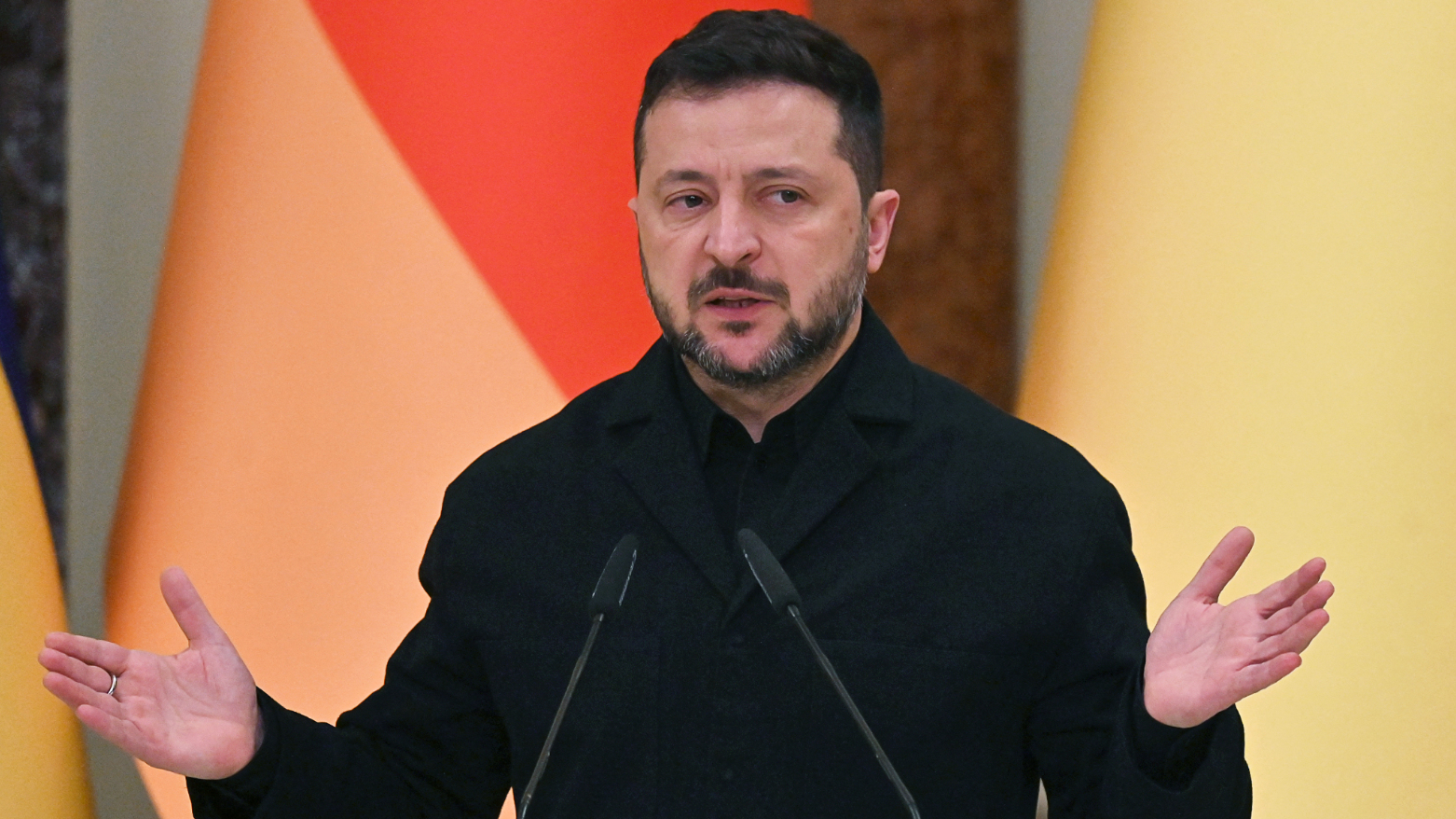Ukrainian President Volodymyr Zelensky. (AFP)
