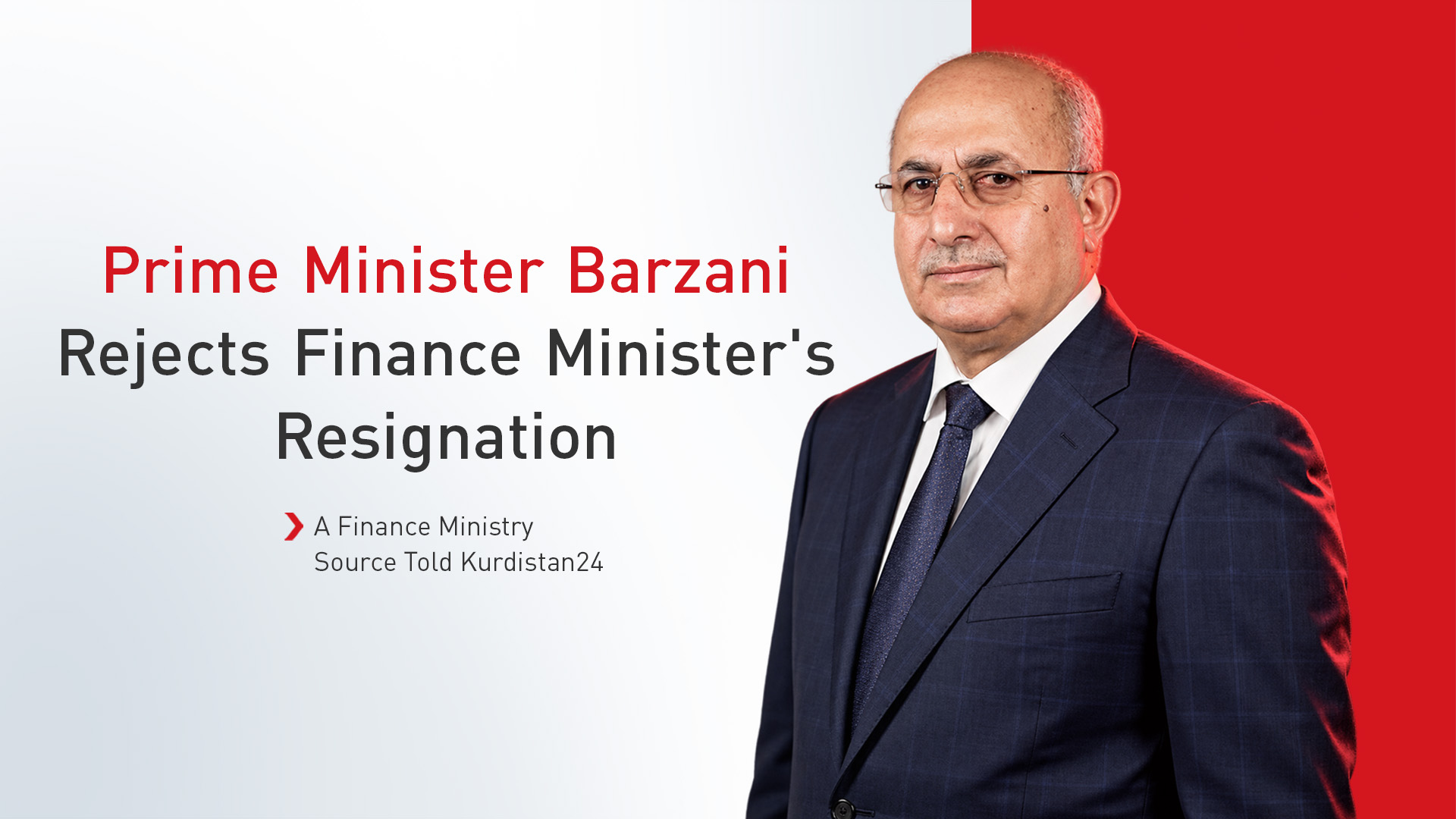KRG Finance and Economy Minister Awat Sheikh Janab Noori. (Graphics: Kurdistan24)