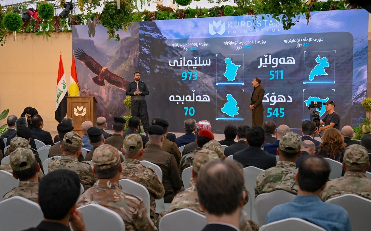 بە وێنە؛ سەرۆکوەزیرانی هەرێمی کوردستان، پڕۆژەی 'فرەچەشنیی زیندەیی لە کوردستان'ـی راگەیاند