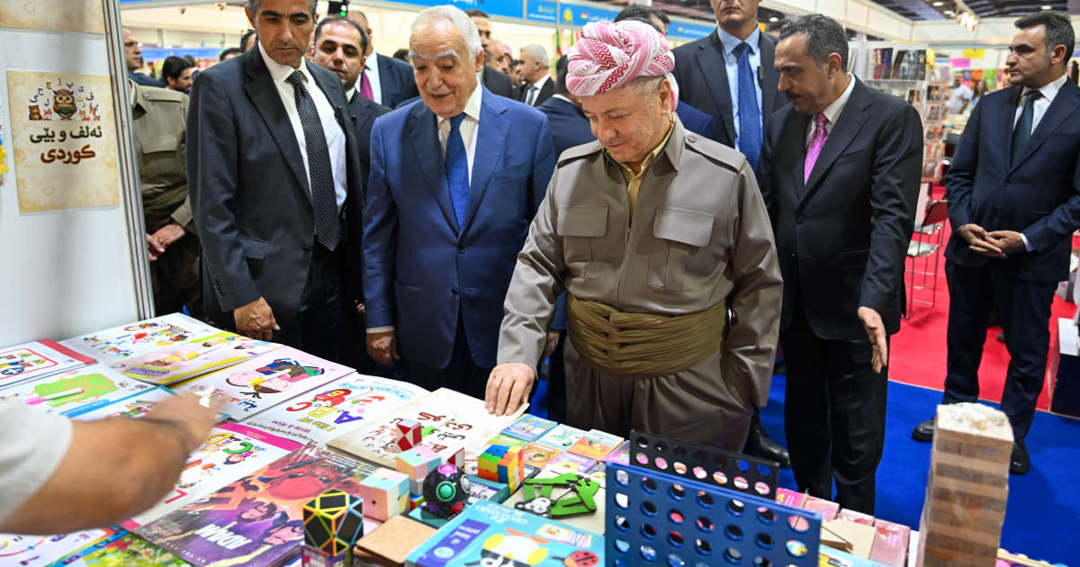 سەرۆک بارزانی 18ـەمین پێشانگەی نێودەوڵەتیی کتێبی کردەوە