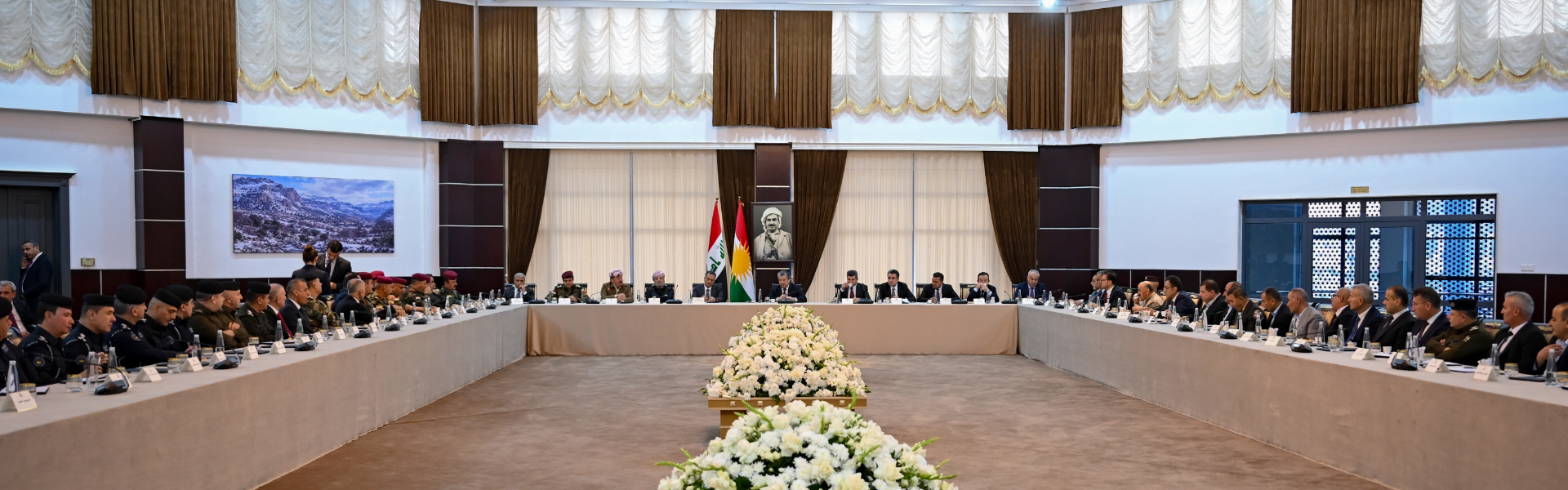 The Meeting of Prime Minister with Security Forces in Dohuk (KRG)