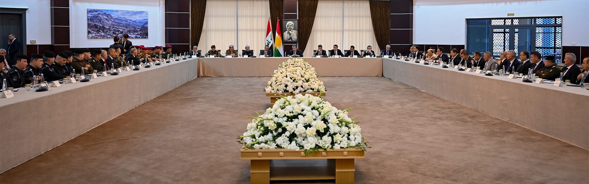The Meeting of Prime Minister with Security Forces in Dohuk (KRG)