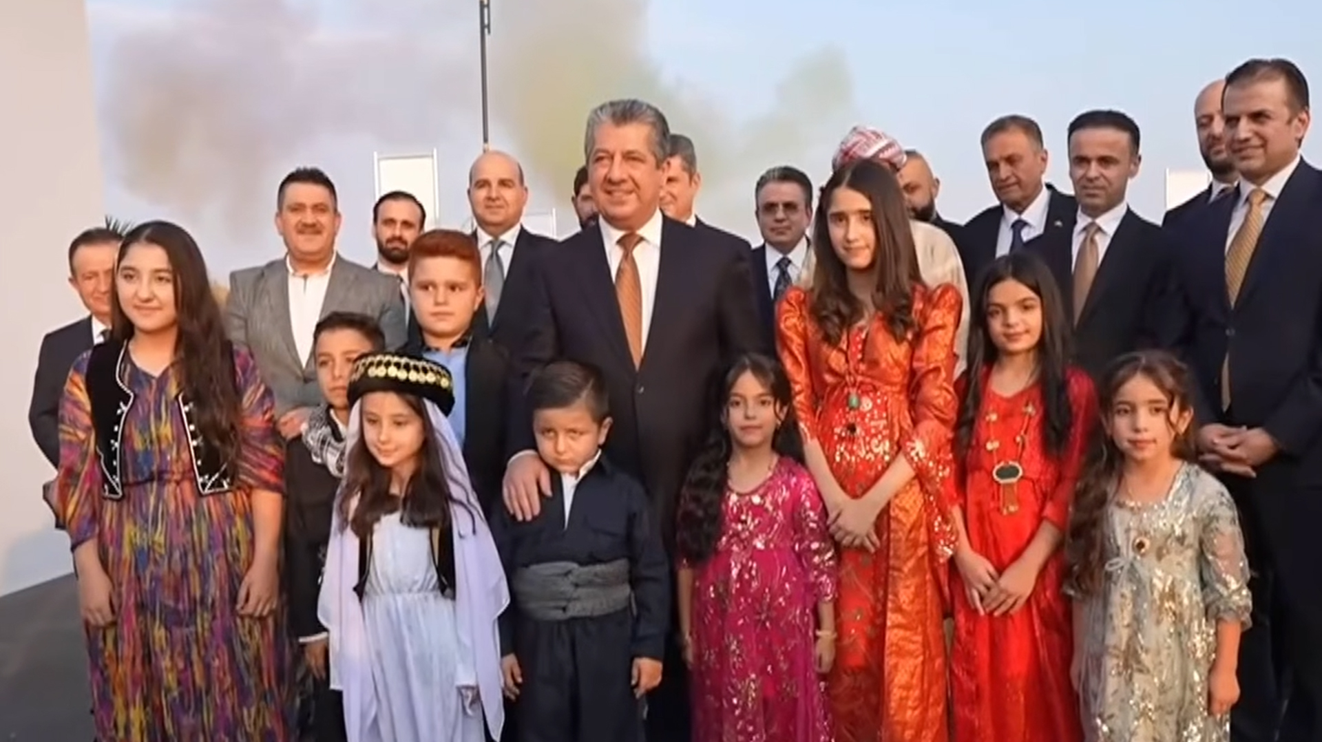 Kurdistan Region Prime Minister Masrour Barzani Inaugurating Shekhan-Bahadre Dual Carriageway, Oct. 26, 2026. (Photo: Kurdistan24)