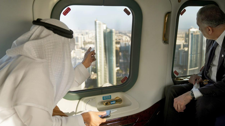 الكاظمي خلال زيارته إلى الإمارات