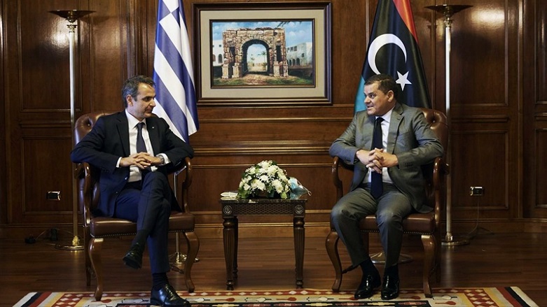 Libya Başbakanı Dibeybe, Trablus'ta Yunanistan Başbakanı Miçotakis'i ağırladı
