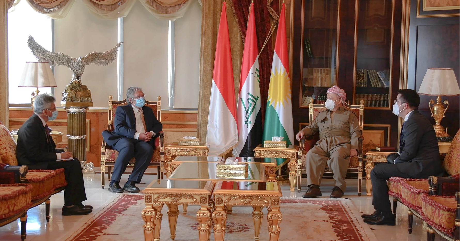 دیدار پرزیدنت بارزانی و سفیر اندونزی در عراق