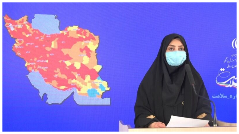 سیما سادات لاری سخنگوی وزارت بهداشت ایران