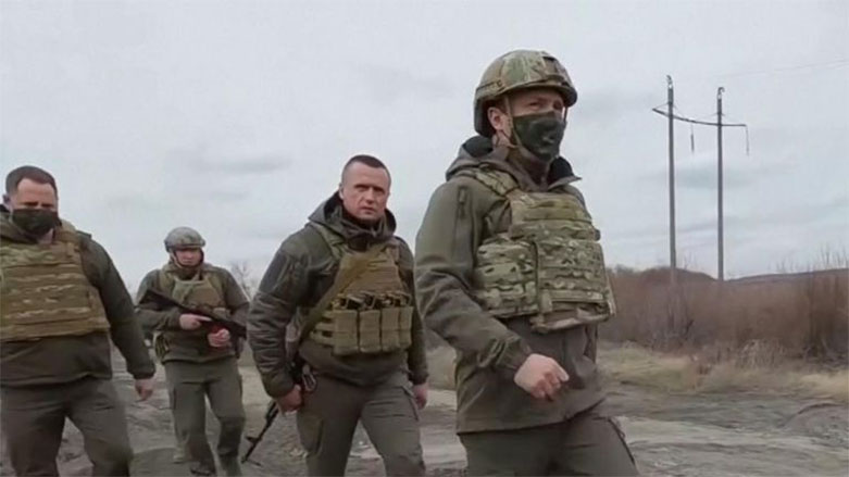 Ukrayna Devlet Başkanı Vladimir Zelenskiy cephe hattına gitmişti
