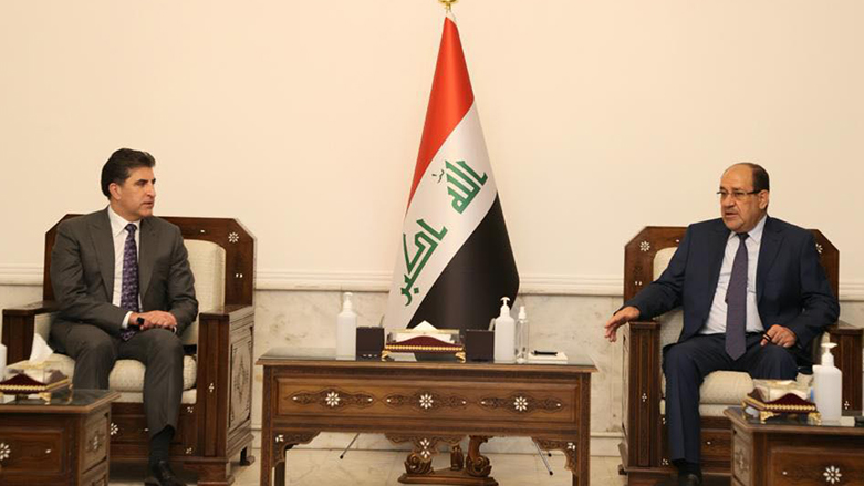 نچیروان بارزانی، رئیس اقلیم کوردستان و نوری مالکی، رهبر ائتلاف دولت قانون