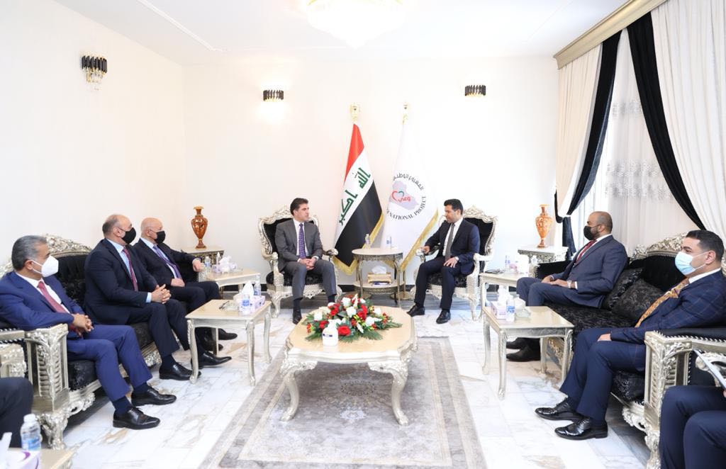 دیدار نچیروان بارزانی با جمال الضاری، دبیر کل حزب پروژه ملی