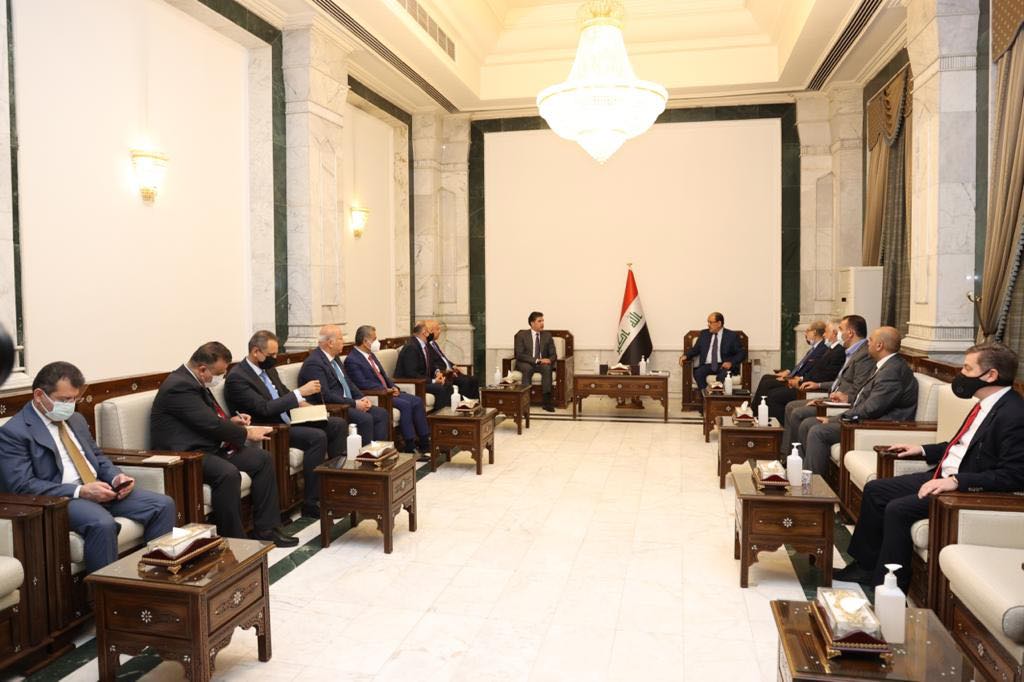 دیدار نچیروان بارزانی با نوری مالکی، رهبر ائتلاف دولت قانون