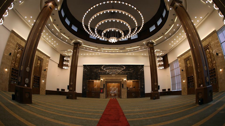 The inside of a mosque in the Kurdistan Region. (Photo: Kurdistan24)