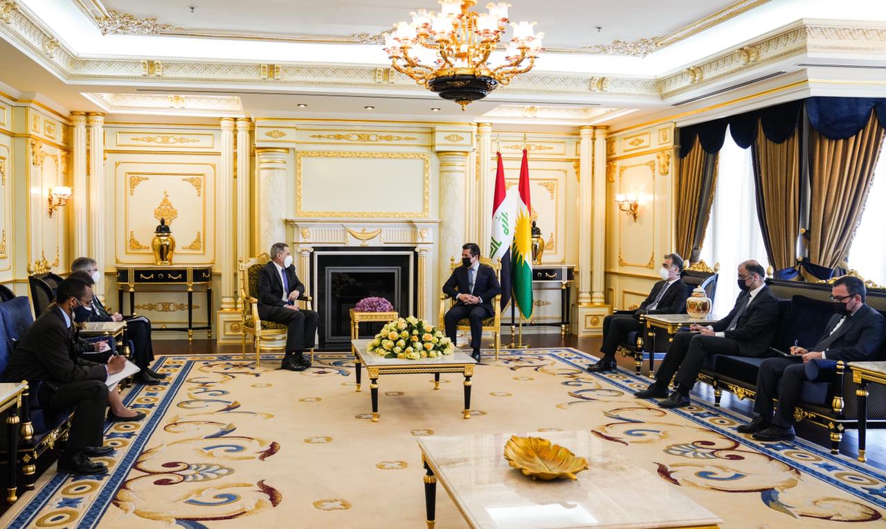 جانب من اجتماع اليوم - صورة: KRG