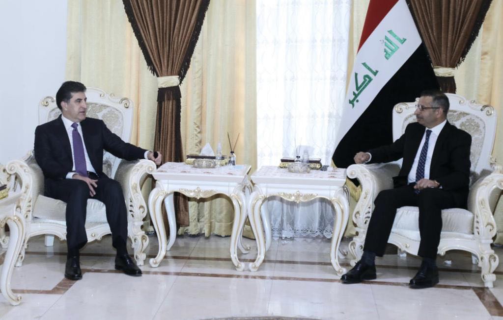 دیدار نچیروان بارزانی با سلیم جبوری، رهبر تجمع مدنی برای اصلاحات