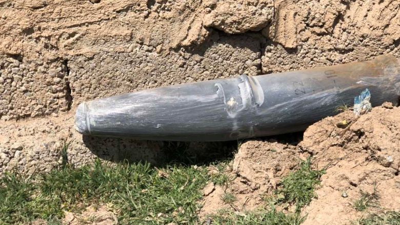 یەکێک لەو مووشەکانەی ئاراستەی سەربازگەکەی تورکیا کرا