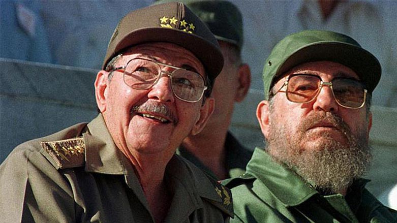 Raul Castro ve Fidel Castro