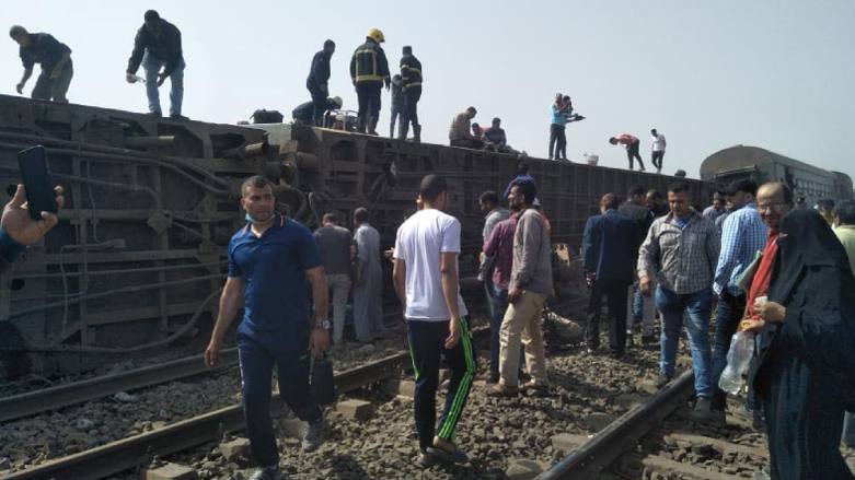صورة لحادث القطار