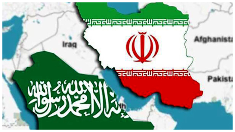 نقشه‌ی ایران و عربستان