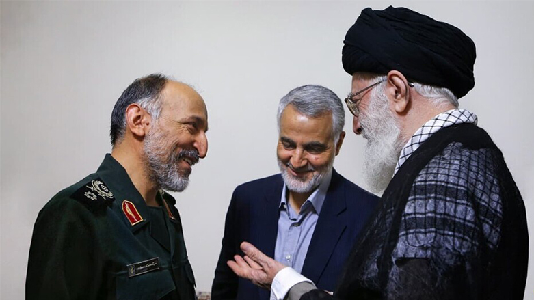 عەلی خامەنەیی، قاسم سولەیمانی و محەمەد حجازی