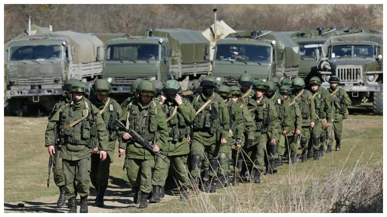 َآرایش نظامی روسیە در مرز اوکراین