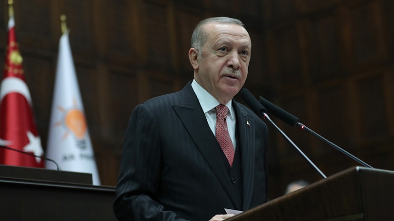 Serokomarê Tirkiyeyê û Serokê Giştî yê AK Partiyê Recep Tayyîp Erdogan