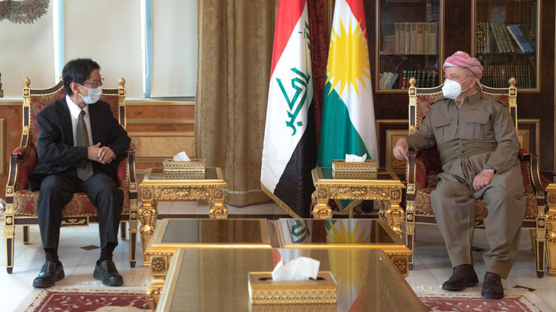 Nikhiro Arakawa ve Başkan Barzani