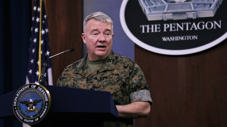 CENTCOM Commander Gen. Frank McKenzie speaks to reporters in Washington. (Photo: AFP)