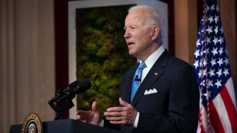 President Joe Biden delivers remarks at the White House in Washington, DC, April 23, 2021. (Photo: AFP/Jim Watson)