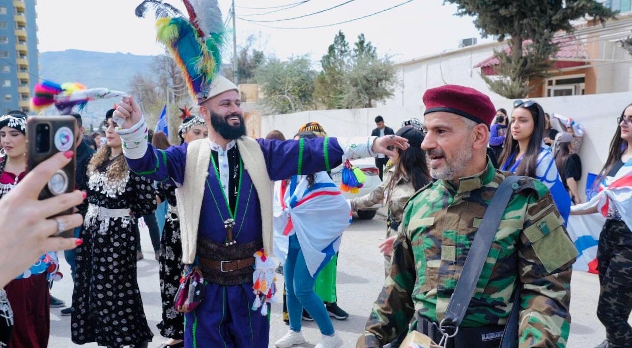 Celebration of Akitu (Assyrian Babylonian New Year) Duhok, April 1, 2022-Photo Kurmanj Nhili.