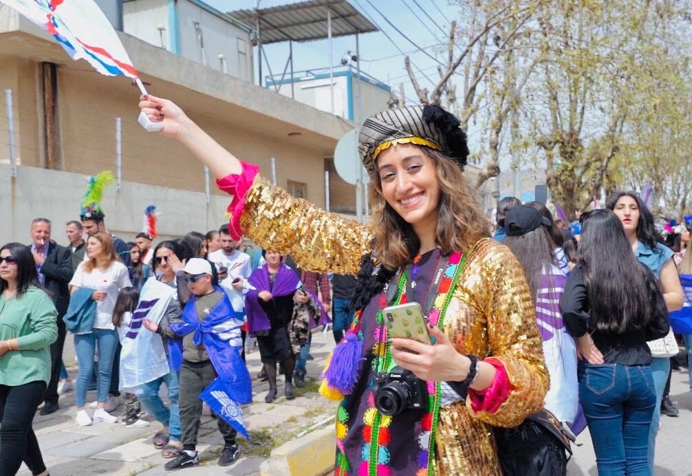Celebration of Akitu (Assyrian Babylonian New Year) Duhok, April 1, 2022-Photo Kurmanj Nhili.
