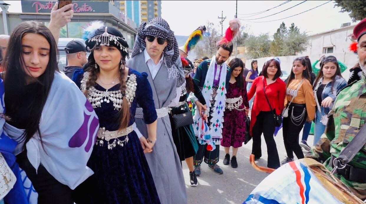 Celebration of Akitu (Assyrian Babylonian New Year) Duhok, April 1, 2022-Photo Kurmanj Nhili.