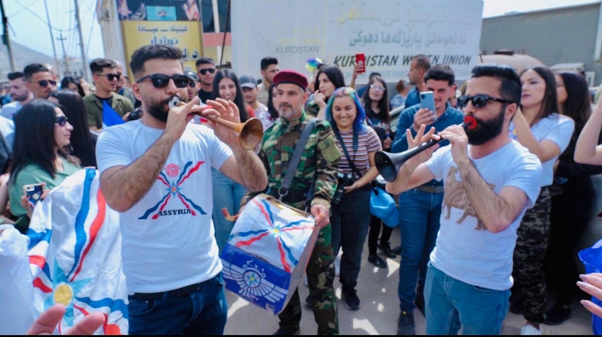 Celebration of Akitu (Assyrian Babylonian New Year) Duhok, April 1, 2022-Photo Kurmanj Nhili.