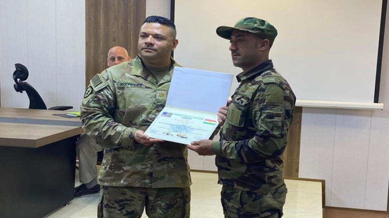 On Tuesday, 20 Peshmerga graduated from a training course to operate and sustain US military vehicles (Photo: US Consulate General Erbil).