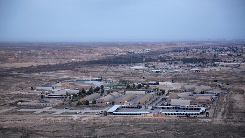 An aerial photo of the al-Asad airbase, located in the desert of Iraq's western Anbar province. (Photo: AP)