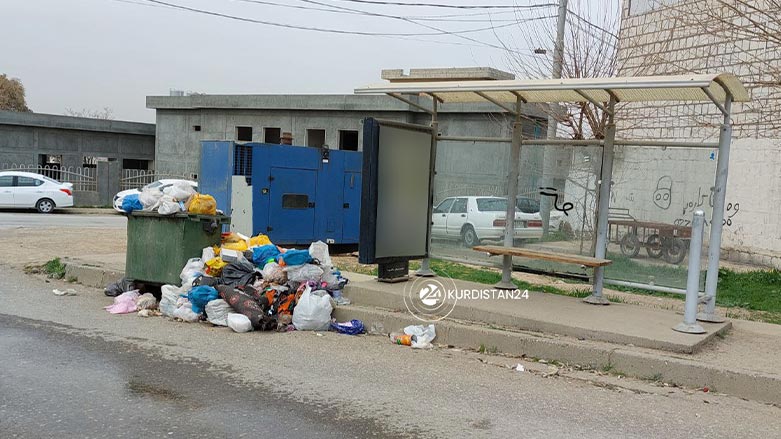 كۆبوونه‌وه‌ی خۆڵ و خاشاك له‌ سلێمانی