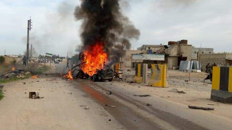 A car bomb exploded on Sunday in the Turkish-occupied city of al-Bab (Photo: Rojava Media Centre)